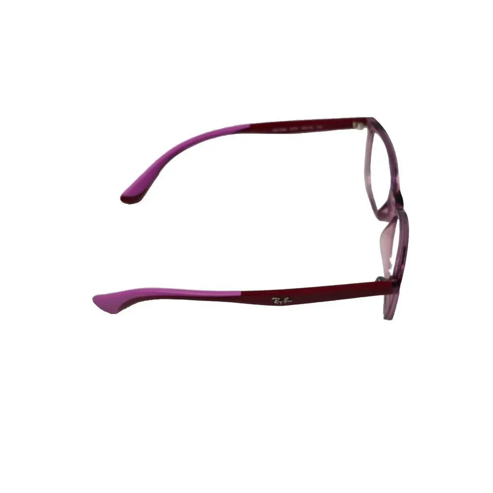 RAY-BAN Eyeglasses‎ TRANSLUCENT PINK SQUARE Glasses Frame MOD: RB1586 3777 49 16